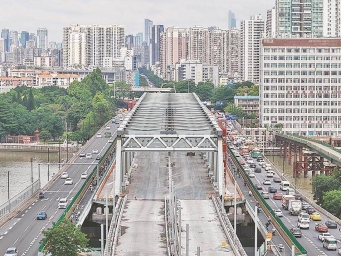 广湛高铁珠江四线特大桥合龙