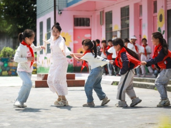 山村教学点 欢乐大课间